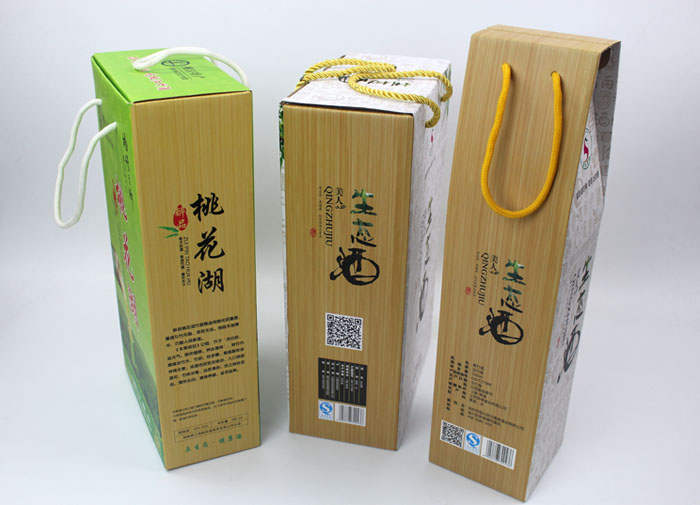 個性禮盒包裝讓“竹筒酒”身價倍增，長沙包裝印刷廠再為桃江特產(chǎn)定制包裝