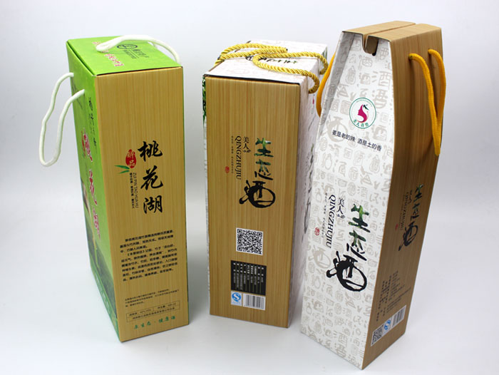 個性禮盒包裝讓“竹筒酒”身價倍增，長沙包裝印刷廠再為桃江特產(chǎn)定制包裝
