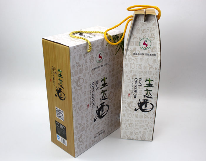 個性禮盒包裝讓“竹筒酒”身價倍增，長沙包裝印刷廠再為桃江特產(chǎn)定制包裝